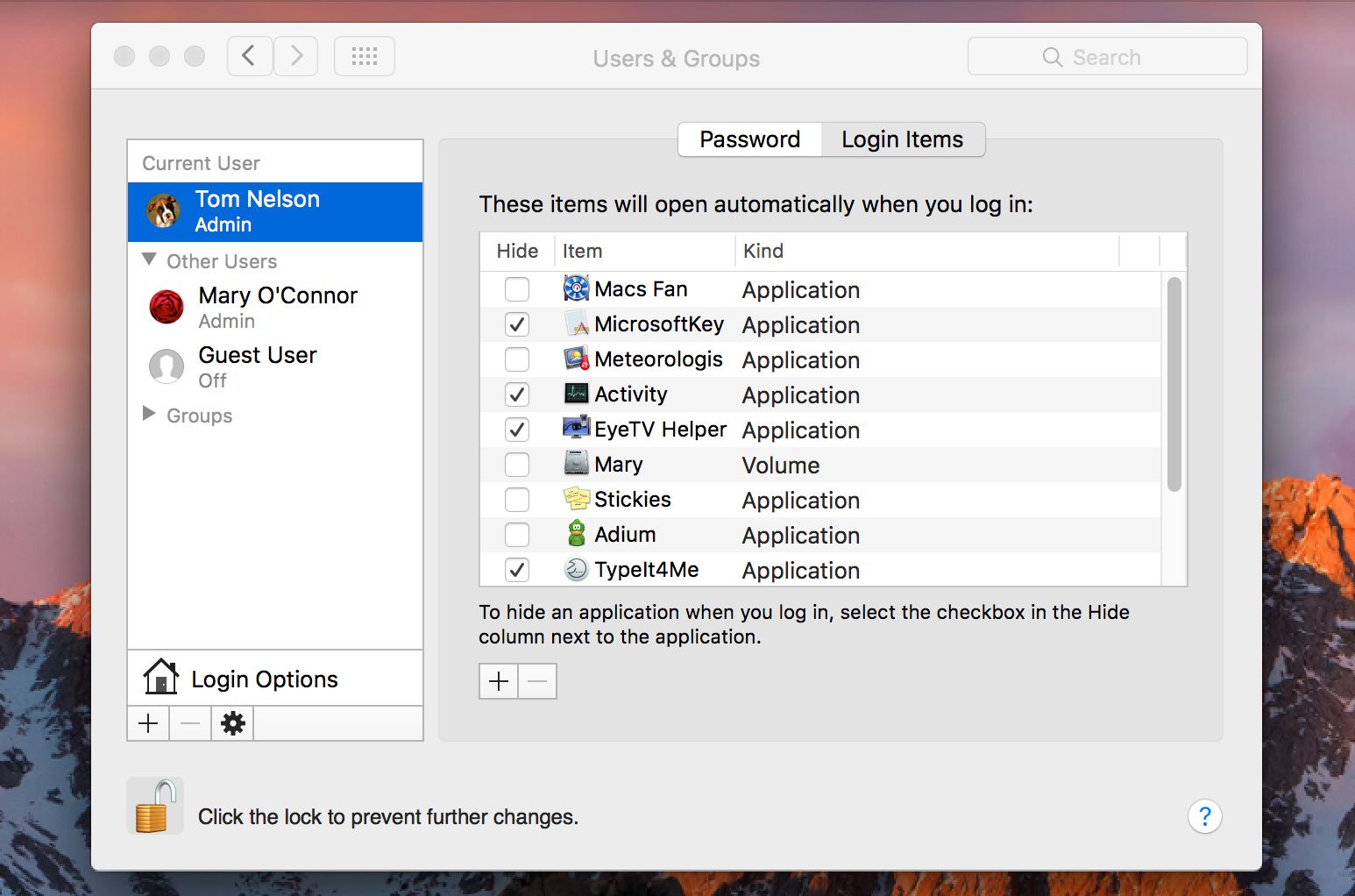 Control apps that open on startup mac